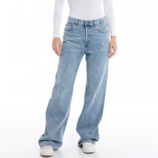 Снимка на REPLAY WOMEN'S MID WAIST FLARED BECKA JEANS