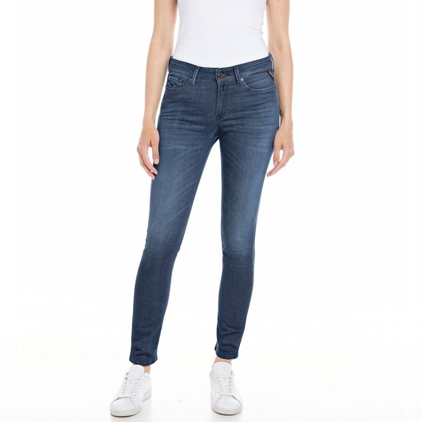 Снимка на REPLAY WOMEN'S SKINNY FIT NEW LUZ HYPERFLEX CLOUDS JEANS