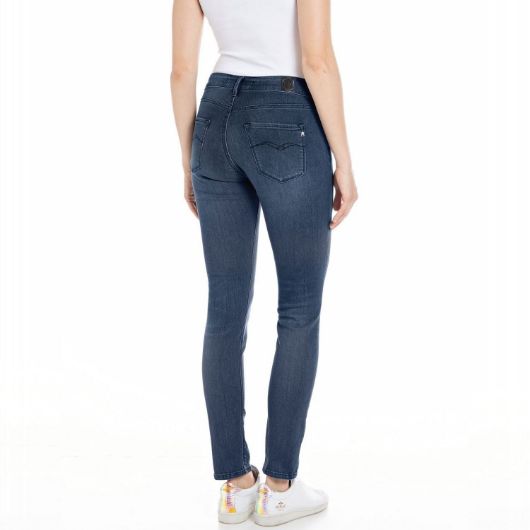 Снимка на REPLAY WOMEN'S SKINNY FIT NEW LUZ HYPERFLEX CLOUDS JEANS