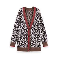 Снимка на SCOTCH&SODA WOMEN'S REVERSIBLE ANIMAL JACQUARD CARDIGAN