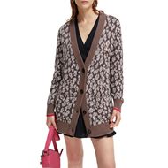 Снимка на SCOTCH&SODA WOMEN'S REVERSIBLE ANIMAL JACQUARD CARDIGAN