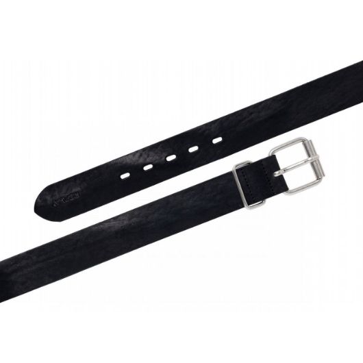 Снимка на REPLAY MEN'S LEATHER BELT WITH ROUNDED BUCKLE