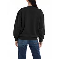 Снимка на REPLAY WOMEN'S OVERSIZED SWEATSHIRT ROSE LABEL