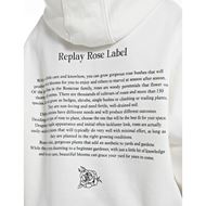 Снимка на REPLAY WOMEN'S OVERSIZED HOODIE ROSE LABEL