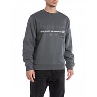 Снимка на REPLAY MEN'S CREWNECK SWEATSHIRT WITH OUTDOOR PRINT