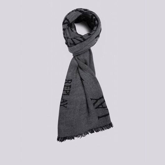 Снимка на REPLAY MEN'S SCARF WITH JACQUARD LOGO