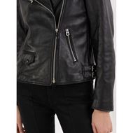 Снимка на REPLAY WOMEN'S SLIM FIT LEATHER JACKET IN CRUST LEATHER