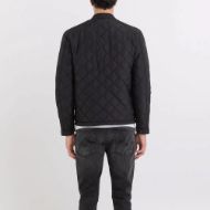 Picture of REPLAY MEN'S FULL-ZIP QUILTED JACKET IN BLACK 4