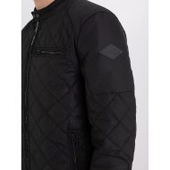 Picture of REPLAY MEN'S FULL-ZIP QUILTED JACKET IN BLACK 6