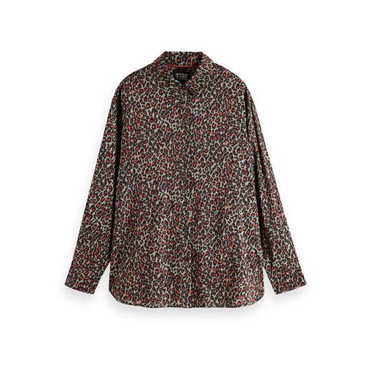 Снимка на SCOTCH&SODA WOMEN'S OVERSIZED SHIRT WITH PRINT