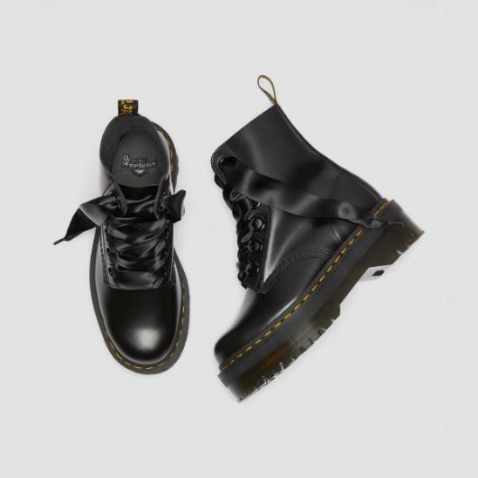 Снимка на DR. MARTENS WOMEN'S MOLLY BUTTERO PLATFORM LACE UP BOOTS