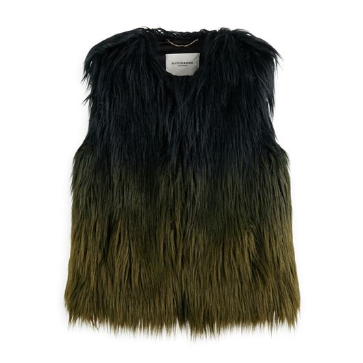 Снимка на SCOTCH&SODA WOMEN'S GRADIENT FAUX FUR GILET