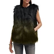 Снимка на SCOTCH&SODA WOMEN'S GRADIENT FAUX FUR GILET