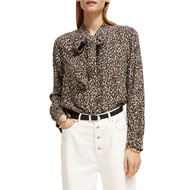 Снимка на SCOTCH&SODA WOMEN'S SHIRT WITH TIE NECK