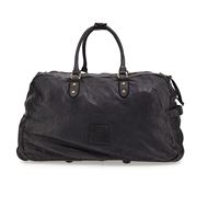 Снимка на CAMPOMAGGI TROLLEY DUFFLE BAG IN BLACK LEATHER TOKIO