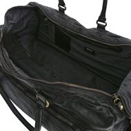 Снимка на CAMPOMAGGI TROLLEY DUFFLE BAG IN BLACK LEATHER TOKIO