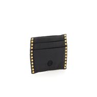 Снимка на CAMPOMAGGI APOLLO CARD HOLDER IN BLACK LEATHER WITH RIVETS