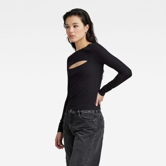 Снимка на G-STAR RAW WOMEN'S CUT-OUT SLIM BOAT TOP 