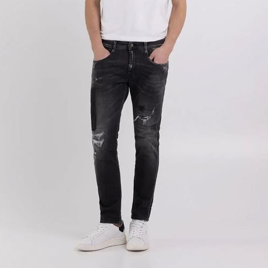 Снимка на REPLAY MEN'S SLIM FIT ANBASS MAESTRO DENIM JEANS