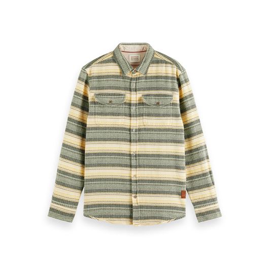 Снимка на SCOTCH&SODA MEN'S WAFFLE CHECK STRIPE SHIRT