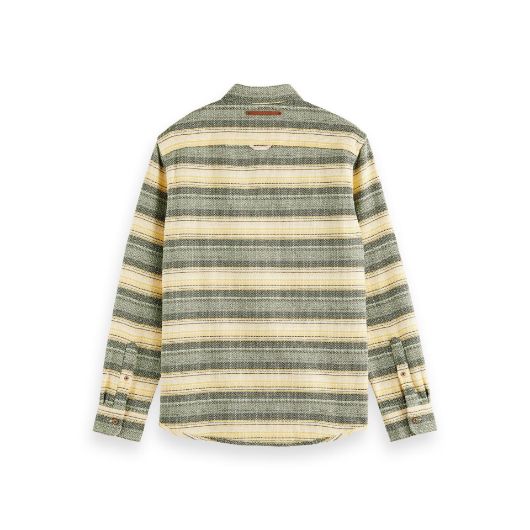 Снимка на SCOTCH&SODA MEN'S WAFFLE CHECK STRIPE SHIRT