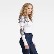 Снимка на G-STAR RAW WOMEN'S LOOKBOOK CROPPED BABY SIS TOP 