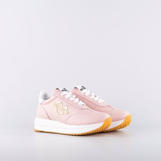 Снимка на LOVE MOSCHINO WOMEN'S DAILY RUNNING CALFSKIN SNEAKERS