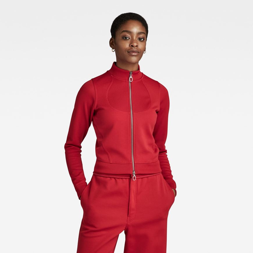 Снимка на G-STAR RAW WOMEN'S TRACK JACKET SLIM SWEATER 