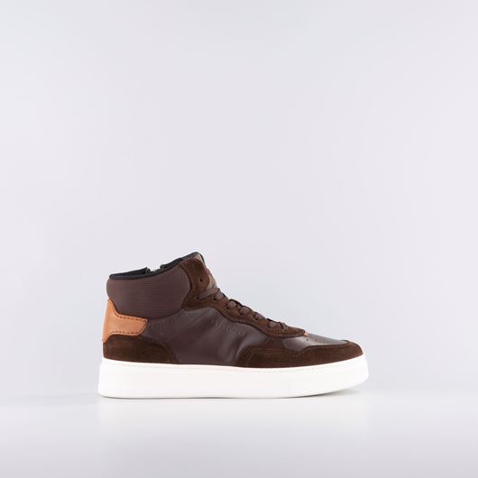 Снимка на LA MARTINA MEN'S HIGH BASKET SNEAKERS IN MIX OF SUEDE AND LEATHER