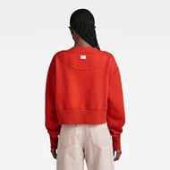 Снимка на G-STAR RAW WOMEN'S VINTAGE CROPPED LOGO LOOSE R SWEATER 