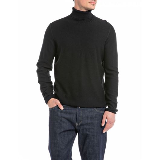 Снимка на REPLAY MEN'S TURTLENECK SWEATER IN WOOL BLEND