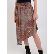 Снимка на REPLAY WOMEN'S ASYMMETRIC SKIRT WITH ARABESQUE PRINT