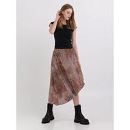 Снимка на REPLAY WOMEN'S ASYMMETRIC SKIRT WITH ARABESQUE PRINT