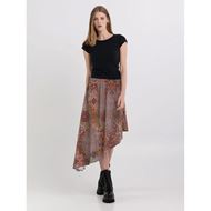 Снимка на REPLAY WOMEN'S ASYMMETRIC SKIRT WITH ARABESQUE PRINT