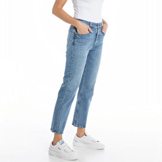 Снимка на REPLAY WOMEN'S STRAIGHT FIT MAIJKE ROSE LABEL JEANS