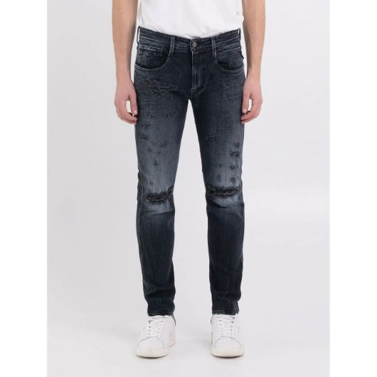 Снимка на REPLAY MEN'S SLIM FIT ANBASS BROKEN EDGE JEANS