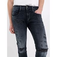 Снимка на REPLAY MEN'S SLIM FIT ANBASS BROKEN EDGE JEANS