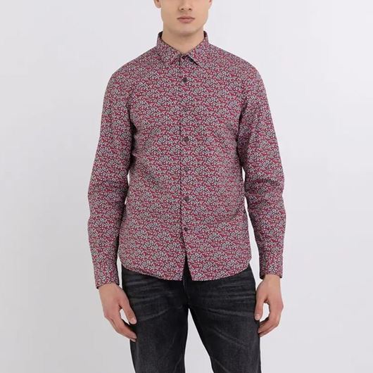 Снимка на REPLAY MEN'S POPLIN SHIRT WITH ALL-OVER PRINT