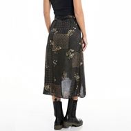 Снимка на REPLAY WOMEN'S VISCOSE SKIRT WITH ALL-OVER PRINT 