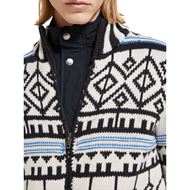 Снимка на SCOTCH&SODA MEN'S CHUNKY ZIP-THROUGH CARDIGAN WITH INNER JACKET