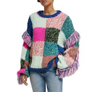 Снимка на SCOTCH&SODA WOMEN'S MULTICOLOUR HAND KNITTED PULLOVER