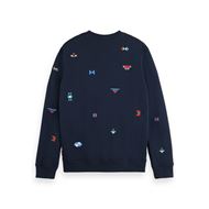 Снимка на SCOTCH&SODA MEN'S REGULAR FIT AOP EMBROIDERY SWEATSHIRT