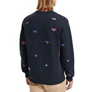 Снимка на SCOTCH&SODA MEN'S REGULAR FIT AOP EMBROIDERY SWEATSHIRT