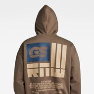 Снимка на G-STAR RAW MEN'S GS RAW BACK GR HOODED LOOSE SWEATER