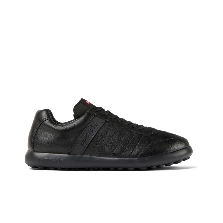 Picture of CAMPER MEN'S PELOTAS XLF LEATHER SNEAKERS IN BLACK