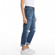 Снимка на REPLAY WOMEN'S BOY FIT MARTY BROKEN EDGE JEANS