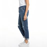 Снимка на REPLAY WOMEN'S BOY FIT MARTY BROKEN EDGE JEANS