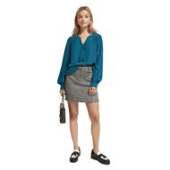 Снимка на SCOTCH&SODA WOMEN'S LACE UP TOP WITH BALLOON SLEEVES