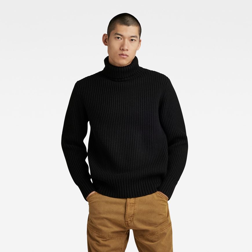 Снимка на G-STAR RAW MEN'S ESSENTIAL TURTLE KNIT