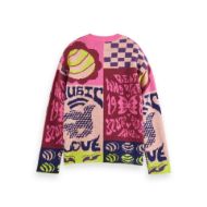 Picture of SCOTCH&SODA MEN'S DROPPED SHOULDER FIT ALL OVER JACQUARD IN ORGANIC COTTON 2